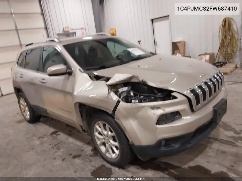 JEEP CHEROKEE 2015, VIN 1C4PJMCS2FW687410