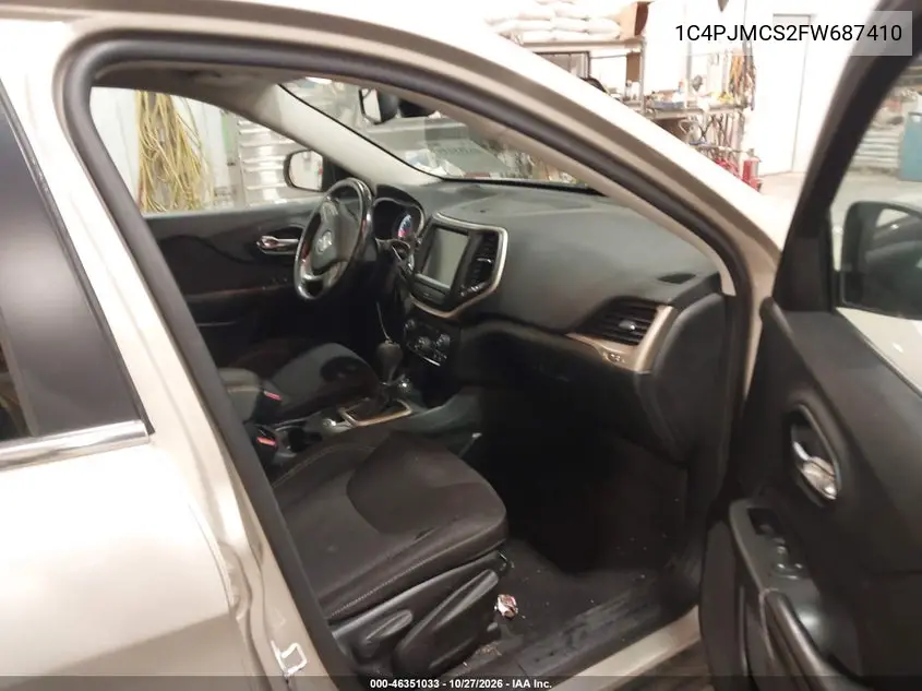 2015 JEEP CHEROKEE VIN 1C4PJMCS2FW687410 — фото 5
