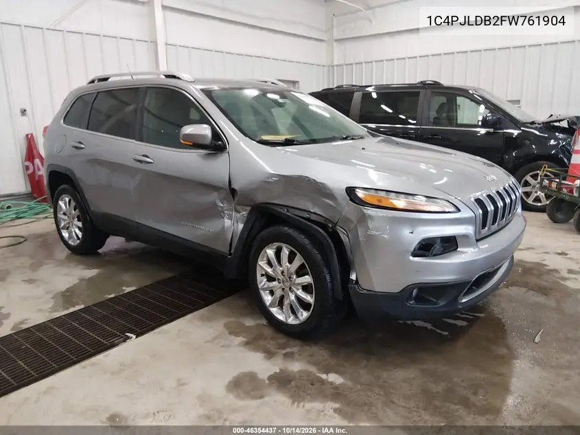 JEEP CHEROKEE 2015, VIN 1C4PJLDB2FW761904