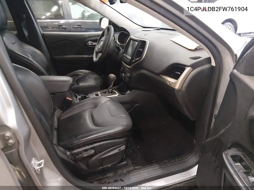 2015 JEEP CHEROKEE VIN 1C4PJLDB2FW761904 — фото 5