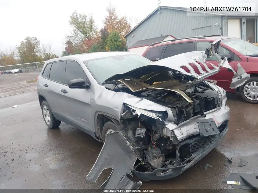 JEEP CHEROKEE 2015, VIN 1C4PJLABXFW761704
