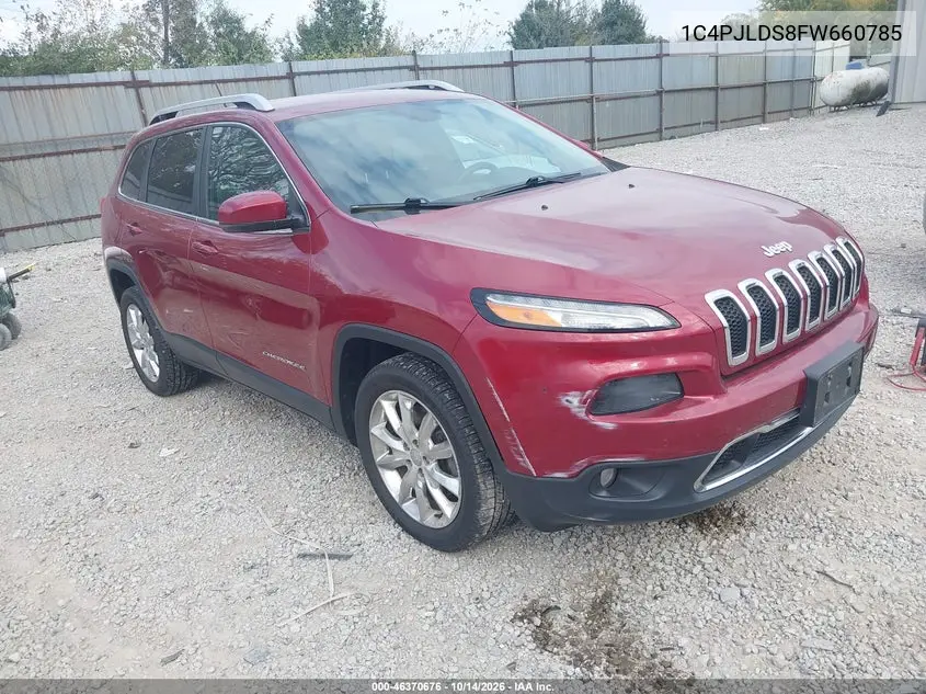 JEEP CHEROKEE 2015, VIN 1C4PJLDS8FW660785
