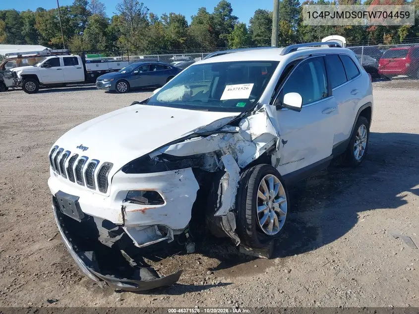 2015 JEEP CHEROKEE VIN 1C4PJMDS0FW704459 — фото 2