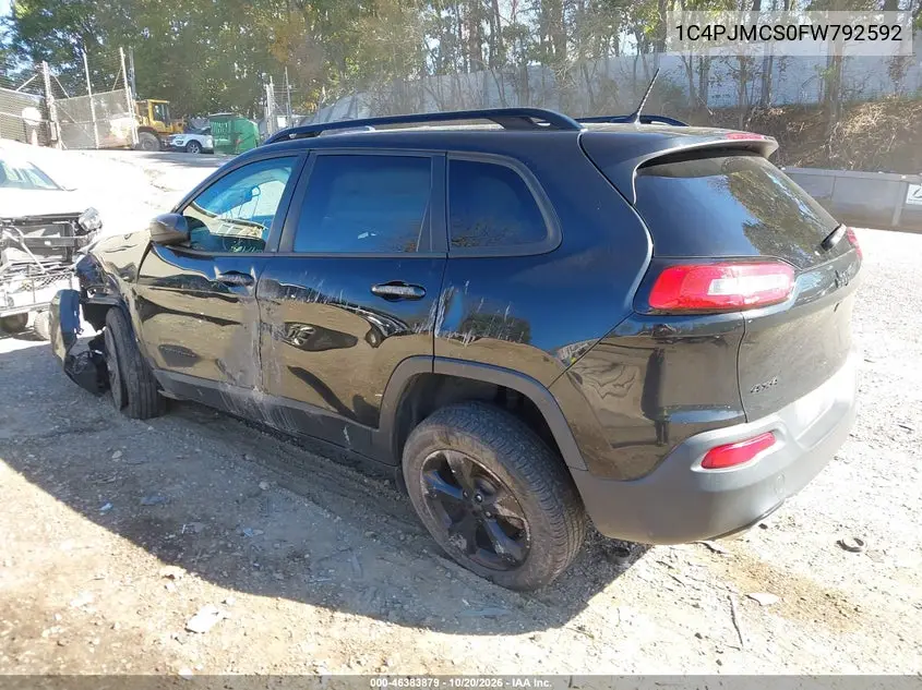 2015 JEEP CHEROKEE VIN 1C4PJMCS0FW792592 — фото 3