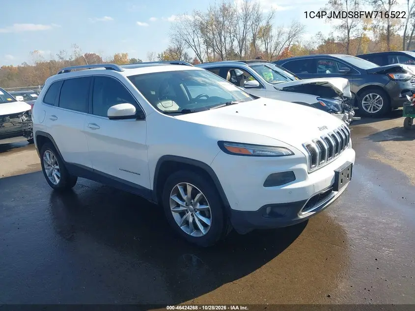 JEEP CHEROKEE 2015, VIN 1C4PJMDS8FW716522