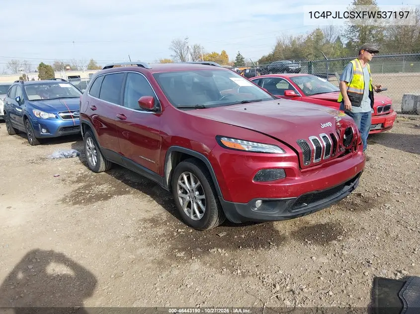JEEP CHEROKEE 2015, VIN 1C4PJLCSXFW537197