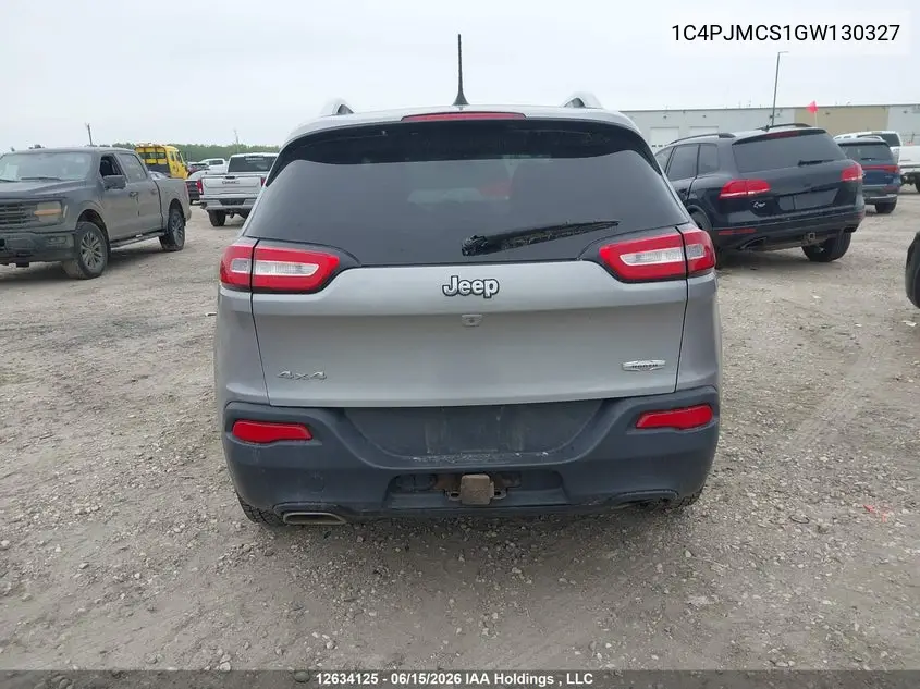 2016 JEEP CHEROKEE VIN 1C4PJMCS1GW130327 — фото 16
