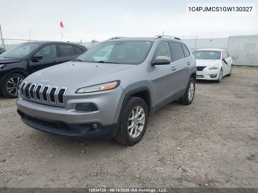 2016 JEEP CHEROKEE VIN 1C4PJMCS1GW130327 — фото 2