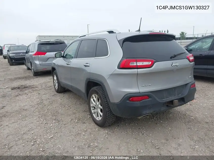 2016 JEEP CHEROKEE VIN 1C4PJMCS1GW130327 — фото 3