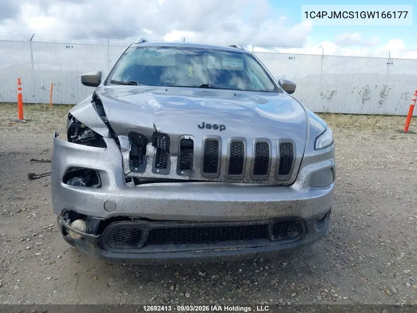 2016 JEEP CHEROKEE VIN 1C4PJMCS1GW166177 — фото 13