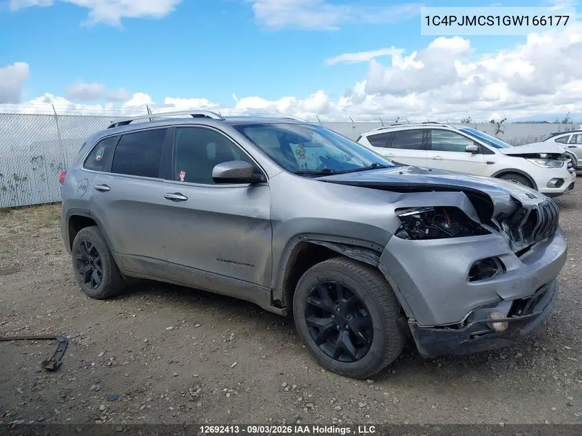2016 JEEP CHEROKEE VIN 1C4PJMCS1GW166177 — фото 14