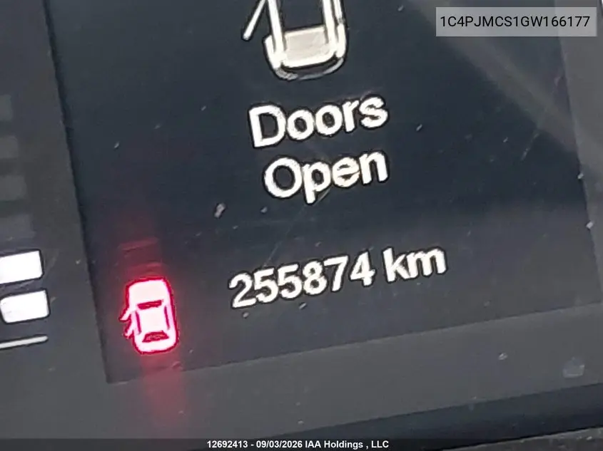 2016 JEEP CHEROKEE VIN 1C4PJMCS1GW166177 — фото 16