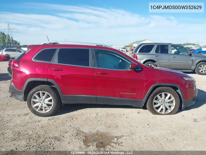 2016 JEEP CHEROKEE VIN 1C4PJMDS0GW352629 — фото 14