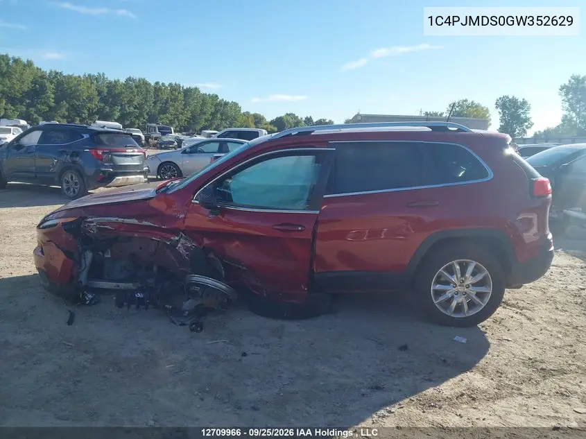 2016 JEEP CHEROKEE VIN 1C4PJMDS0GW352629 — фото 15