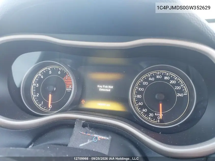 2016 JEEP CHEROKEE VIN 1C4PJMDS0GW352629 — фото 7