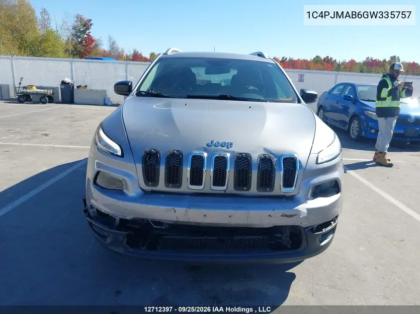 2016 JEEP CHEROKEE VIN 1C4PJMAB6GW335757 — фото 12