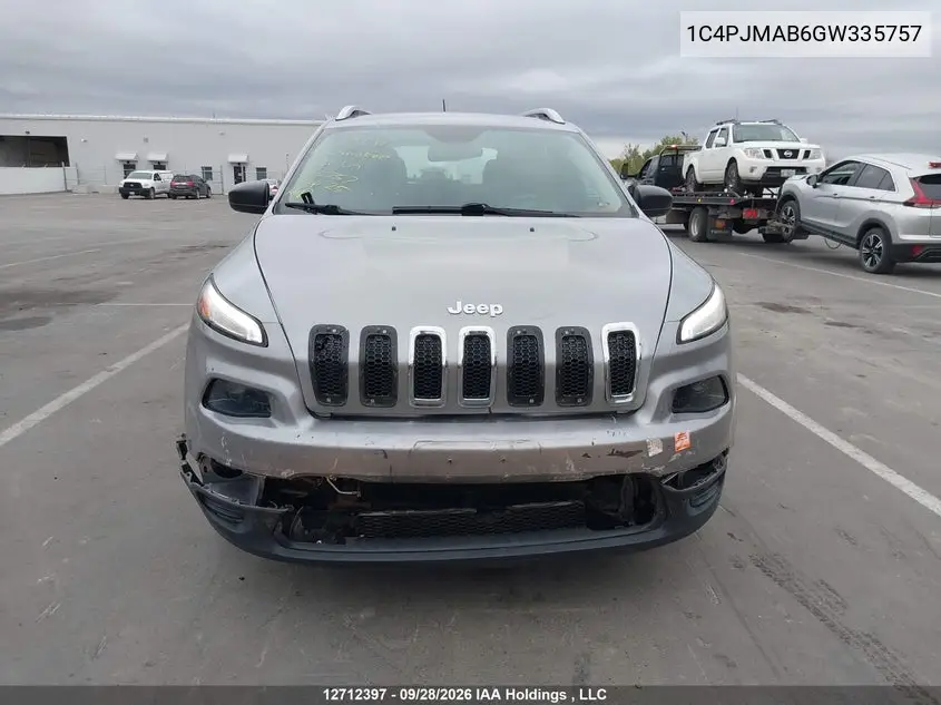 2016 JEEP CHEROKEE VIN 1C4PJMAB6GW335757 — фото 13