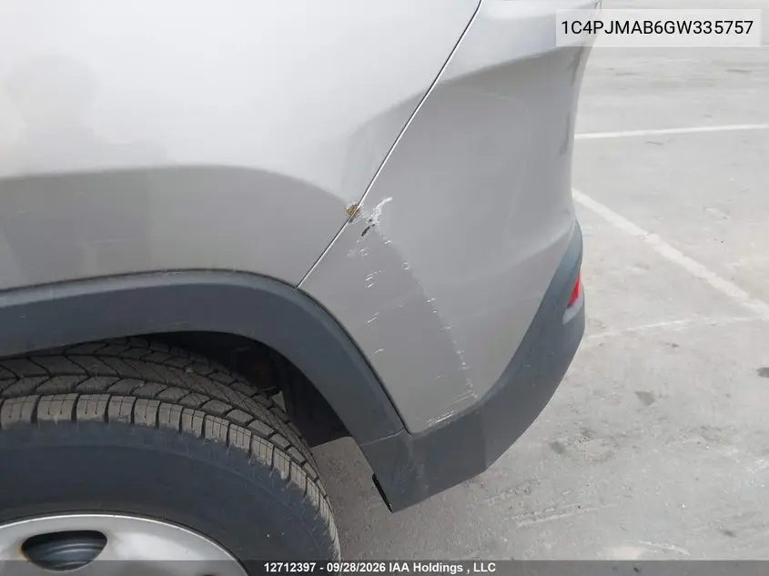 2016 JEEP CHEROKEE VIN 1C4PJMAB6GW335757 — фото 21