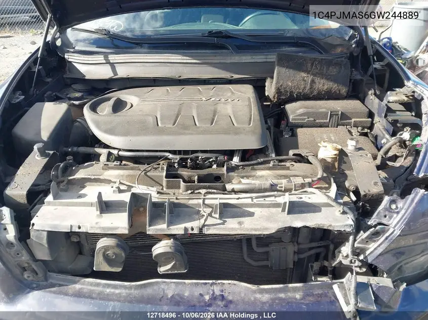 2016 JEEP CHEROKEE VIN 1C4PJMAS6GW244889 — фото 10