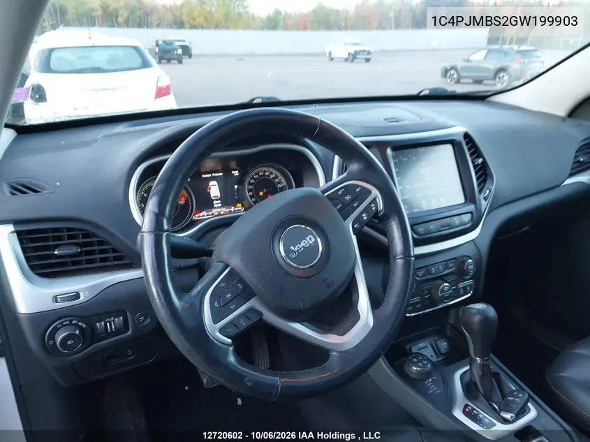 2016 JEEP CHEROKEE VIN 1C4PJMBS2GW199903 — фото 20