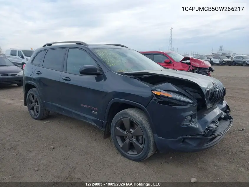 JEEP CHEROKEE 2016, VIN 1C4PJMCB5GW266217