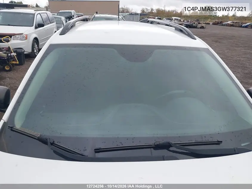 2016 JEEP CHEROKEE VIN 1C4PJMAS3GW377321 — фото 17