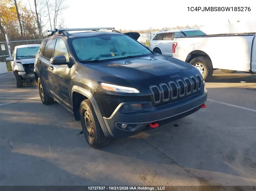 JEEP CHEROKEE 2016, VIN 1C4PJMBS8GW185276