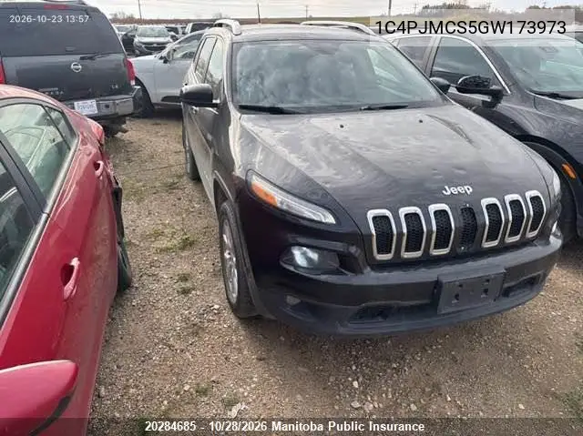 JEEP CHEROKEE 2016, VIN 1C4PJMCS5GW173973
