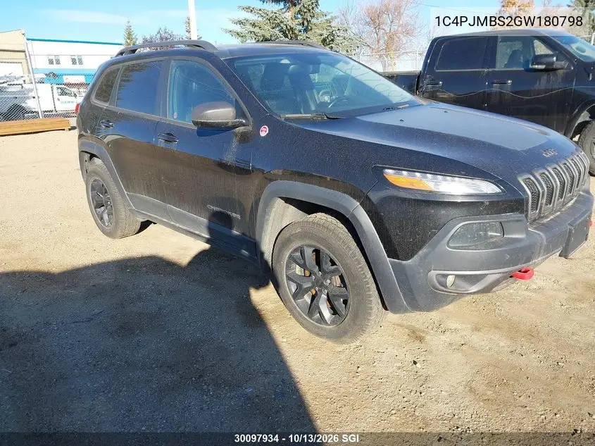 JEEP CHEROKEE 2016, VIN 1C4PJMBS2GW180798