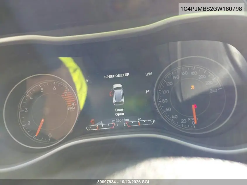2016 JEEP CHEROKEE VIN 1C4PJMBS2GW180798 — фото 15