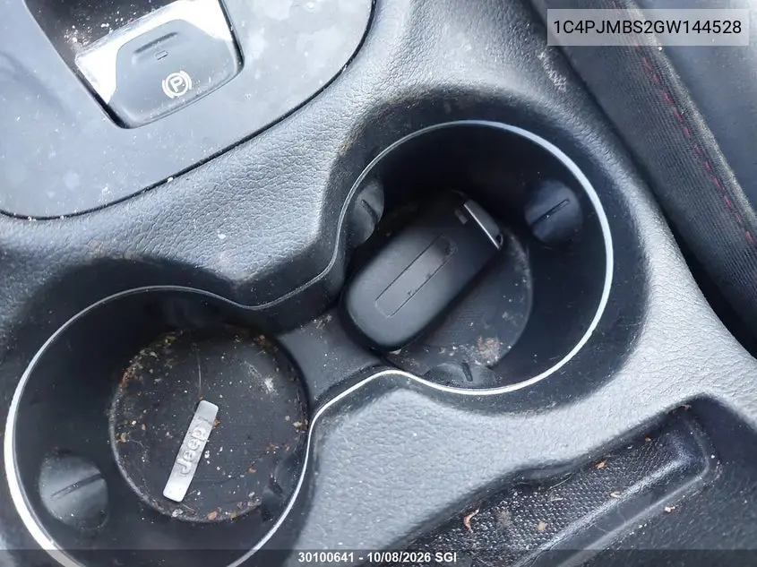 2016 JEEP CHEROKEE VIN 1C4PJMBS2GW144528 — фото 11