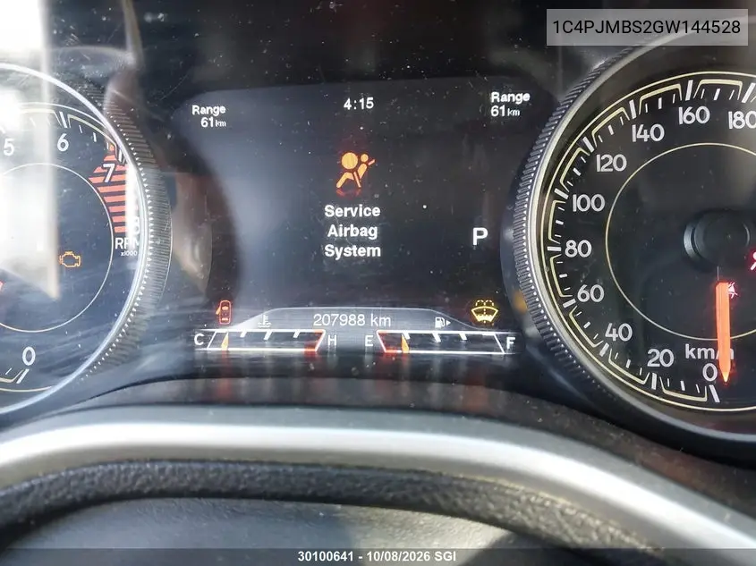 2016 JEEP CHEROKEE VIN 1C4PJMBS2GW144528 — фото 15