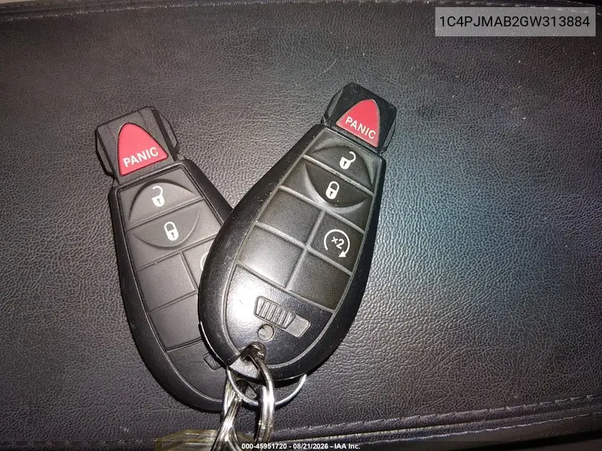 2016 JEEP CHEROKEE VIN 1C4PJMAB2GW313884 — фото 11