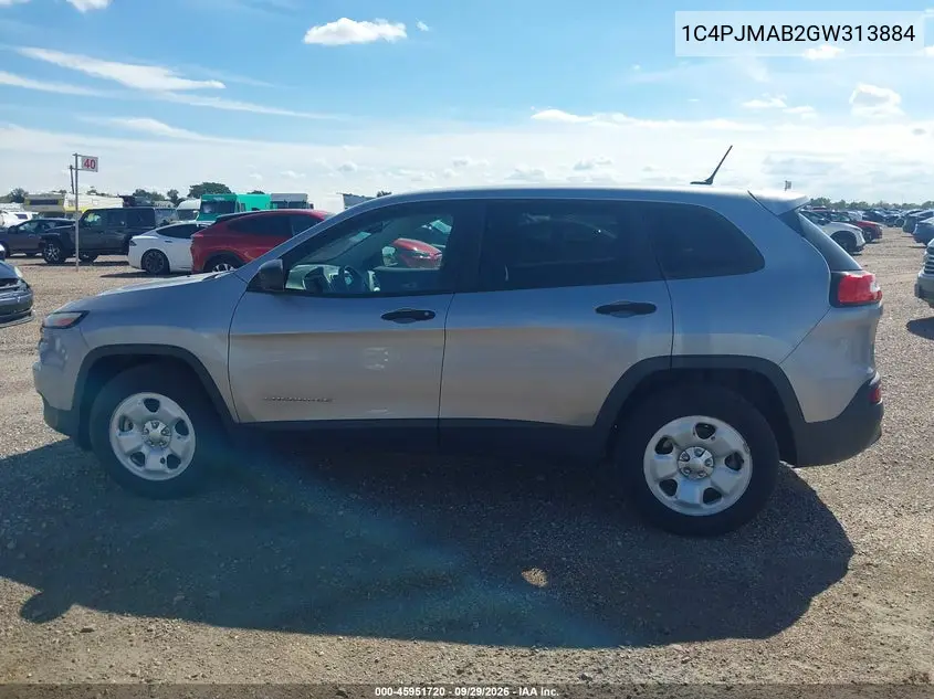 2016 JEEP CHEROKEE VIN 1C4PJMAB2GW313884 — фото 14