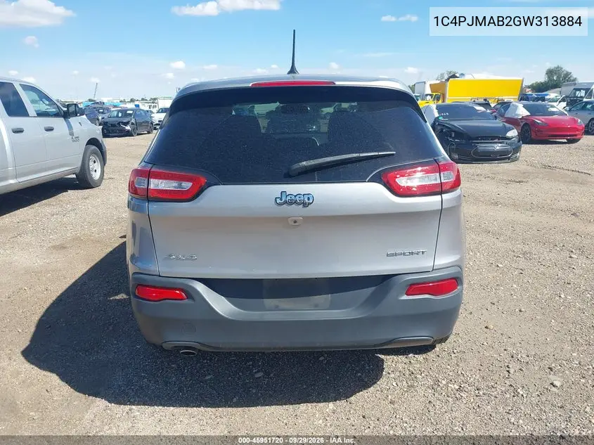 2016 JEEP CHEROKEE VIN 1C4PJMAB2GW313884 — фото 16