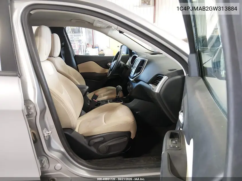 2016 JEEP CHEROKEE VIN 1C4PJMAB2GW313884 — фото 5