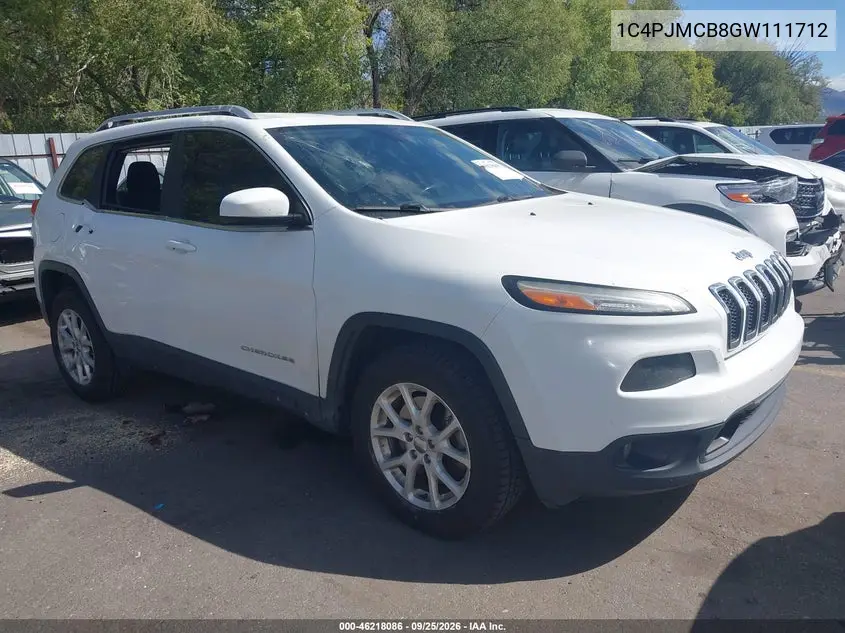 JEEP CHEROKEE 2016, VIN 1C4PJMCB8GW111712