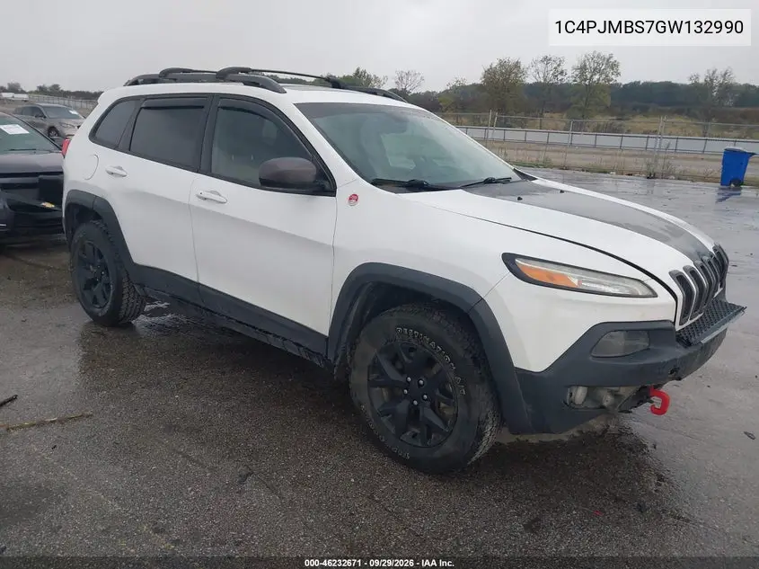JEEP CHEROKEE 2016, VIN 1C4PJMBS7GW132990