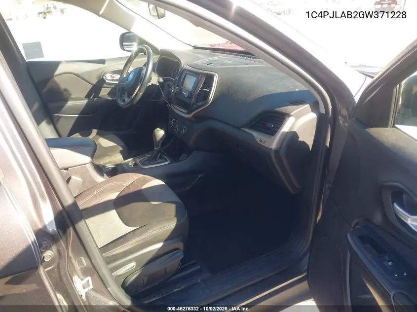 2016 JEEP CHEROKEE VIN 1C4PJLAB2GW371228 — фото 5