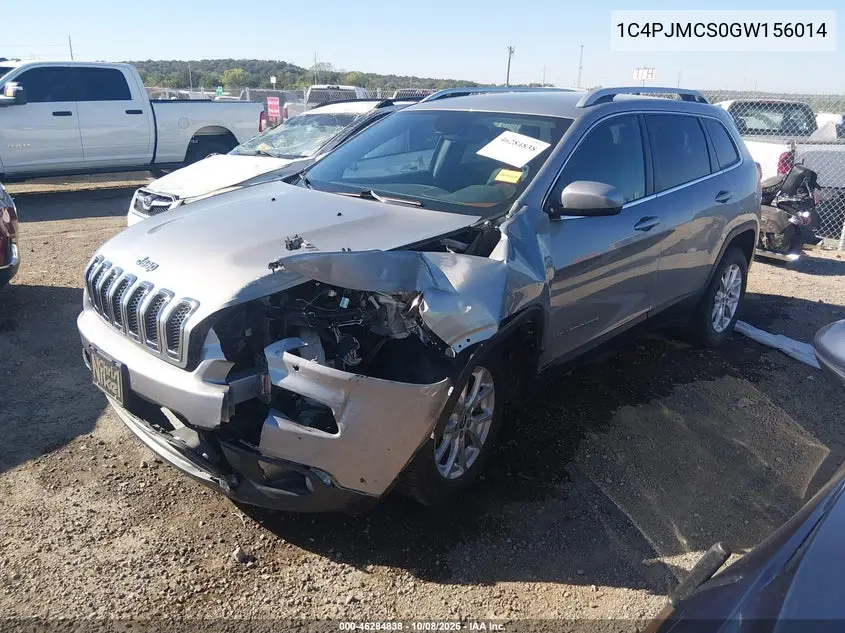 2016 JEEP CHEROKEE VIN 1C4PJMCS0GW156014 — фото 2