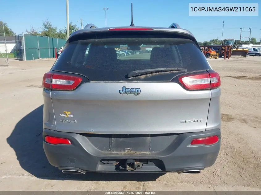 2016 JEEP CHEROKEE VIN 1C4PJMAS4GW211065 — фото 16
