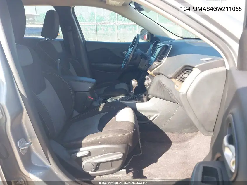 2016 JEEP CHEROKEE VIN 1C4PJMAS4GW211065 — фото 5