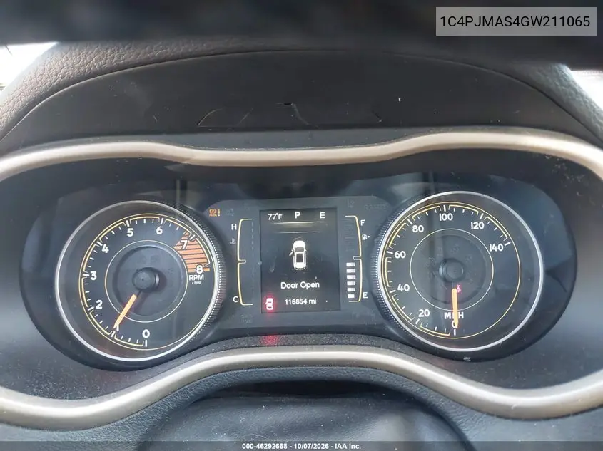2016 JEEP CHEROKEE VIN 1C4PJMAS4GW211065 — фото 7
