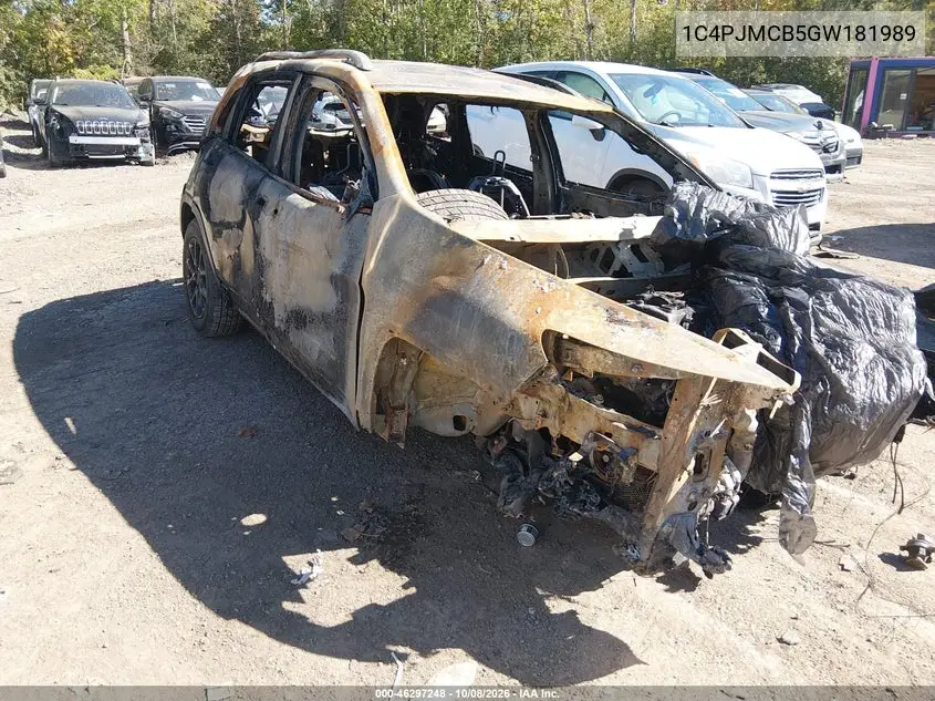 JEEP CHEROKEE 2016, VIN 1C4PJMCB5GW181989