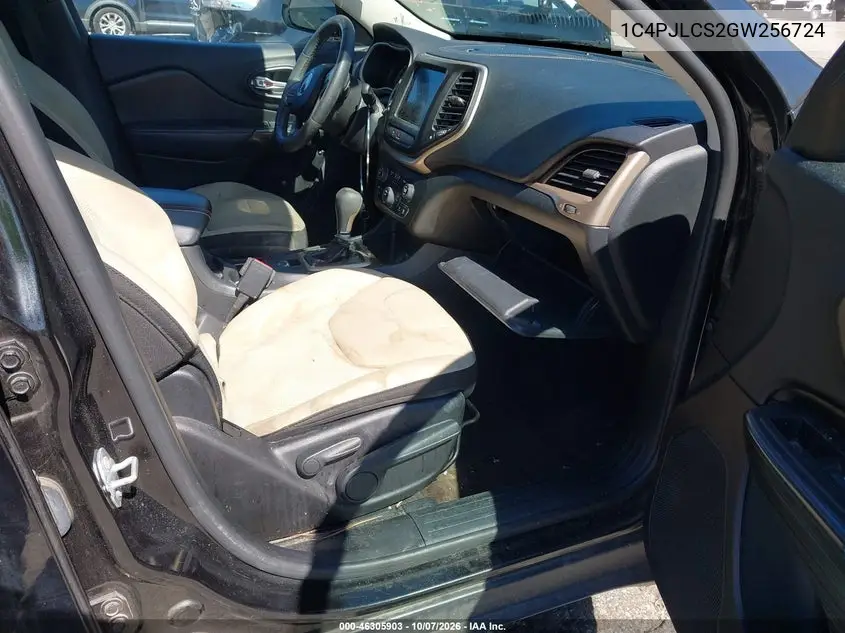 2016 JEEP CHEROKEE VIN 1C4PJLCS2GW256724 — фото 5