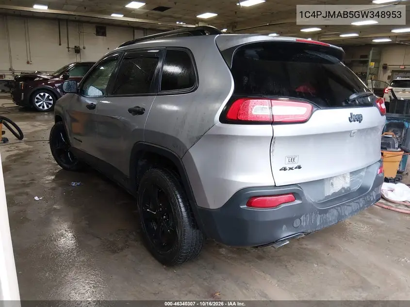 2016 JEEP CHEROKEE VIN 1C4PJMAB5GW348953 — фото 3