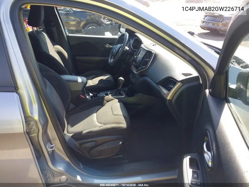 2016 JEEP CHEROKEE VIN 1C4PJMAB2GW226714 — фото 5