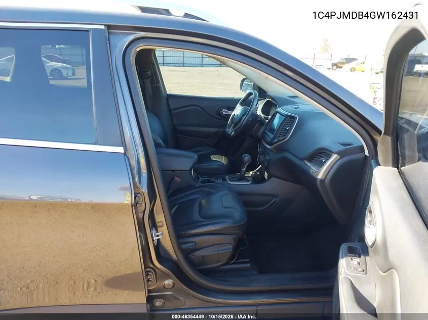 2016 JEEP CHEROKEE VIN 1C4PJMDB4GW162431 — фото 5