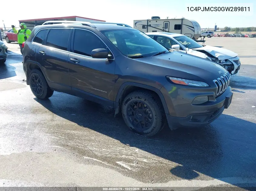 JEEP CHEROKEE 2016, VIN 1C4PJMCS0GW289811