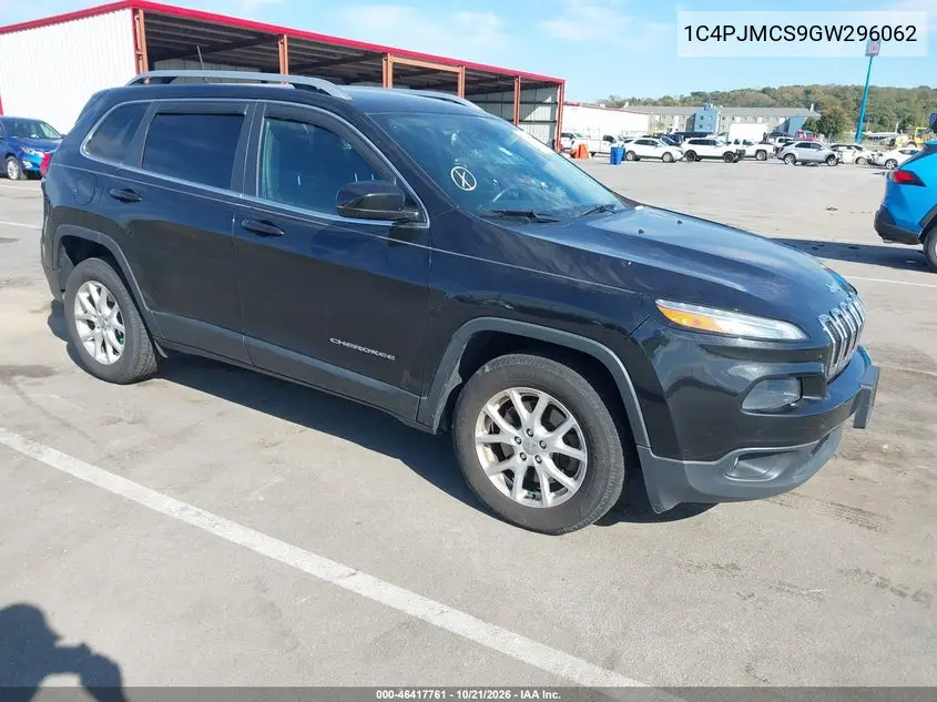 JEEP CHEROKEE 2016, VIN 1C4PJMCS9GW296062
